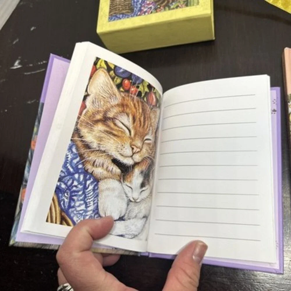 Happy Cat Books Slipcase Set Address Book of Day Notebook Michele Coxon 2001